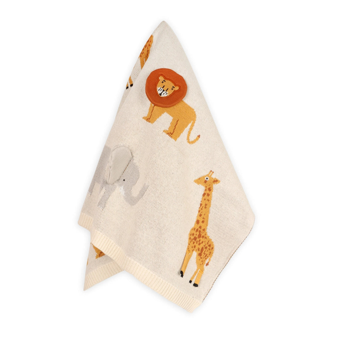 Organic Cotton Receiving Blanket - Safari - Blankee Baby