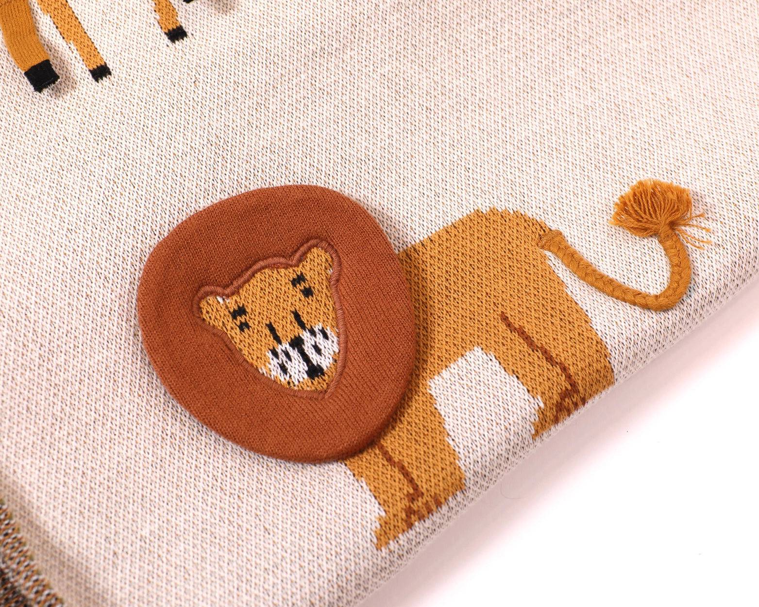 Organic Cotton Receiving Blanket - Safari - Blankee Baby