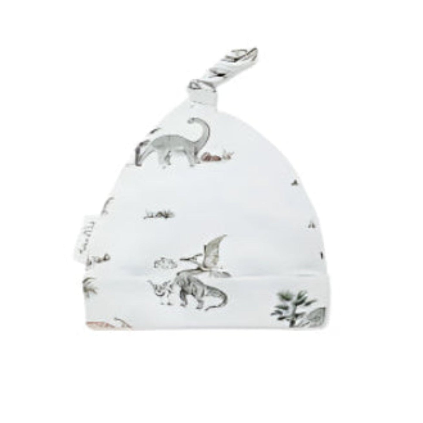 Organic Cotton Top Knot Beanie - Blankee Baby