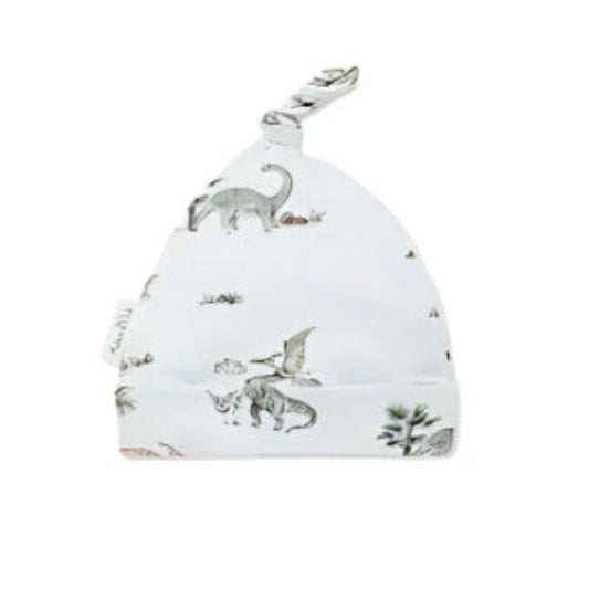 Organic Cotton Top Knot Beanie - Blankee Baby