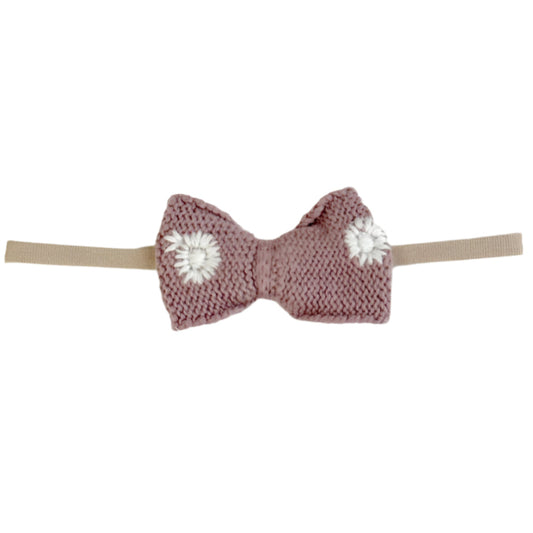 Organic Cotton Bow Headband - Blankee Baby