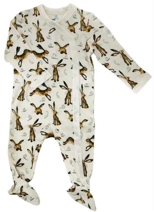 Organic Cotton Snap Front Pajamas - Blankee Baby