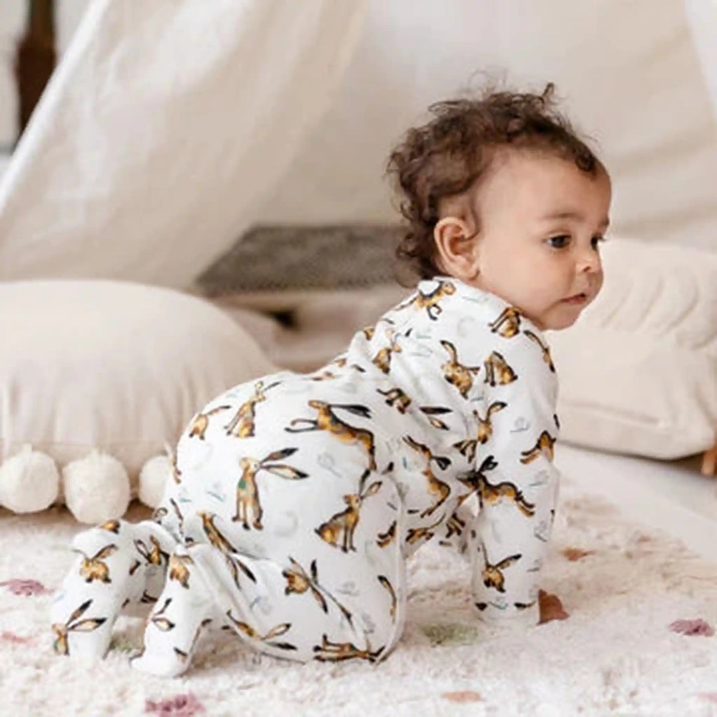 Organic Cotton Snap Front Pajamas - Blankee Baby