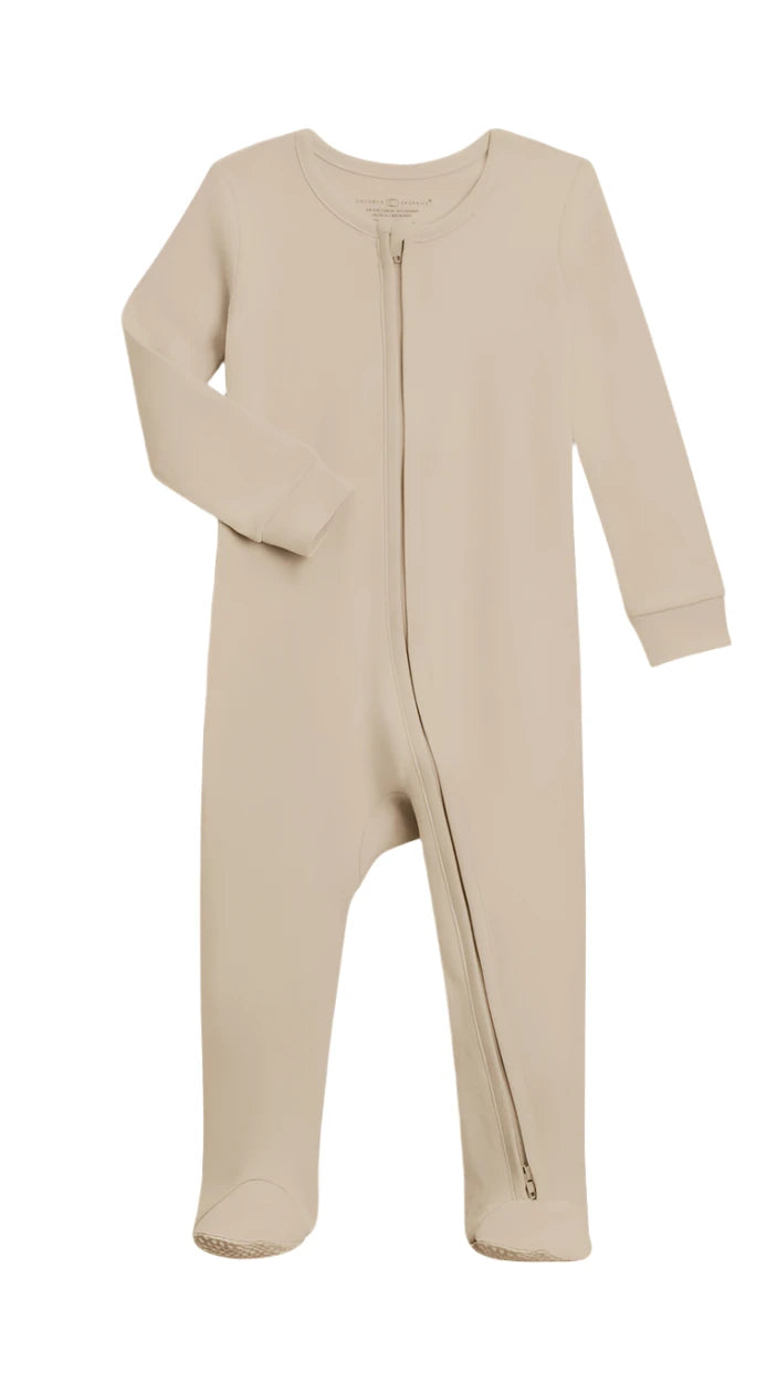 Organic Cotton Zip Front Pajamas - Blankee Baby
