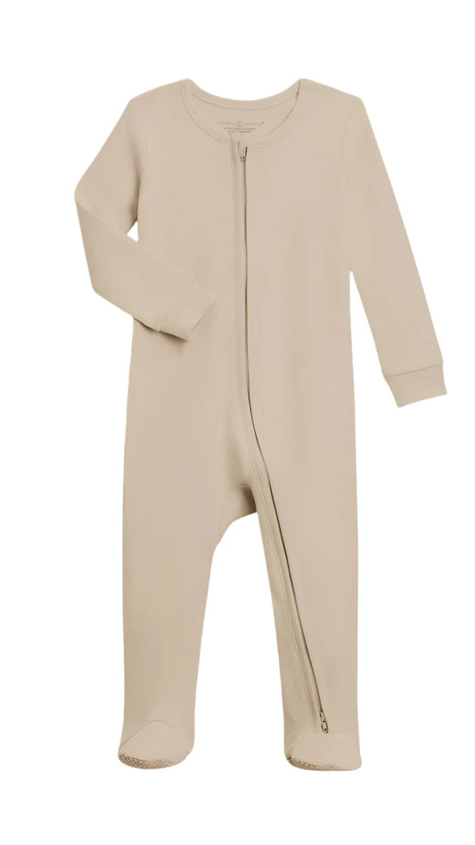 Organic Cotton Zip Front Pajamas - Blankee Baby