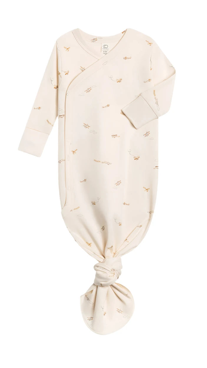 Organic Cotton Kimono Infant Gown - Blankee Baby