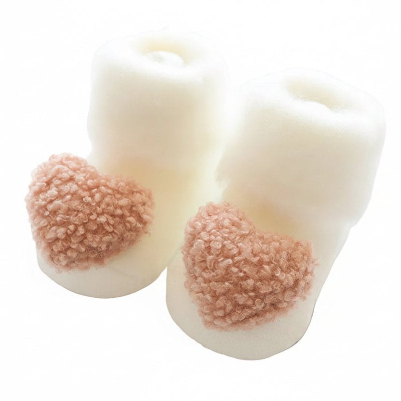Heart Baby Sock - White | Annie & Charles | Accessories