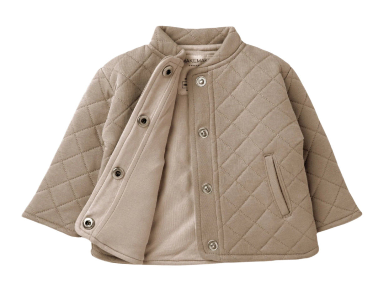 Organic Wool Quilted Jacket - Blankee Baby