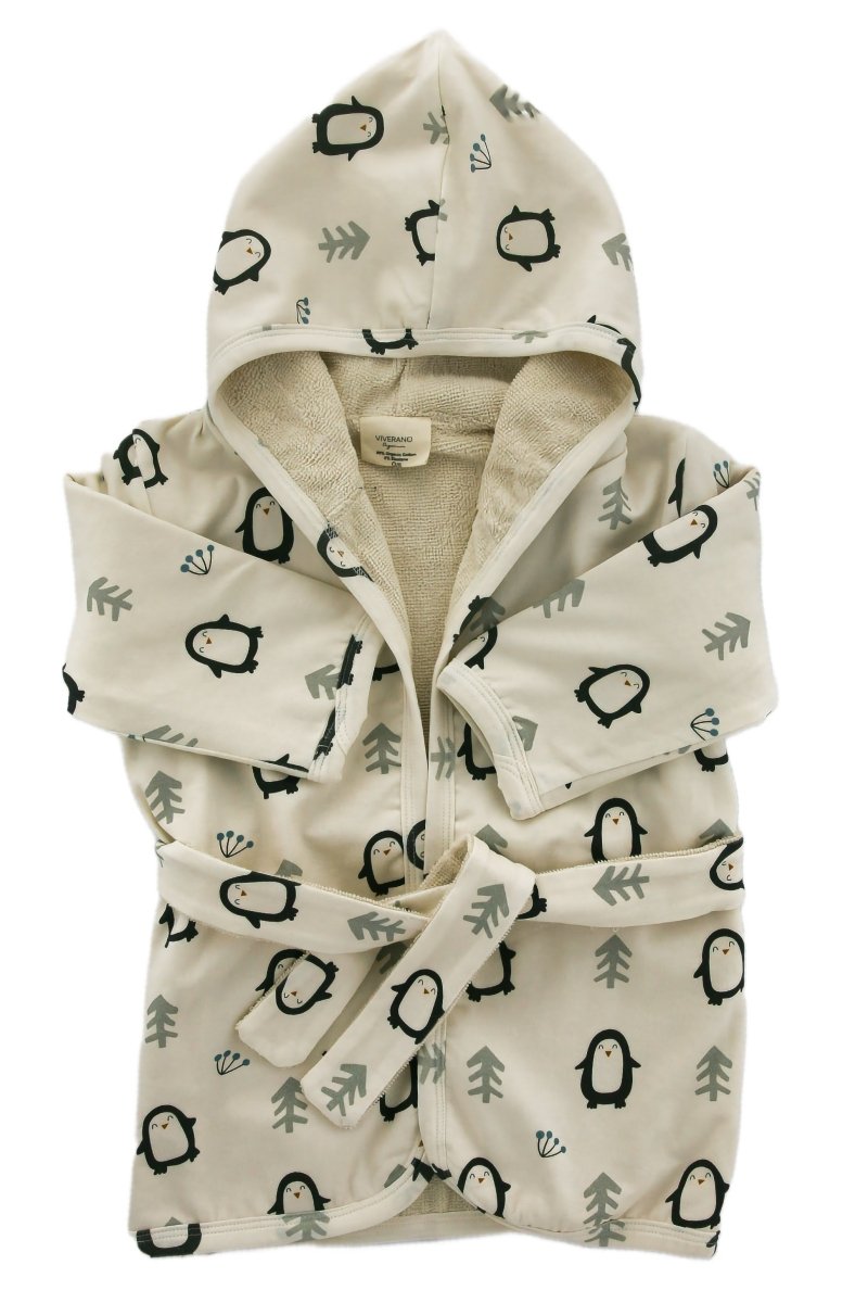 Organic Cotton Hooded Bath Robe - Blankee Baby