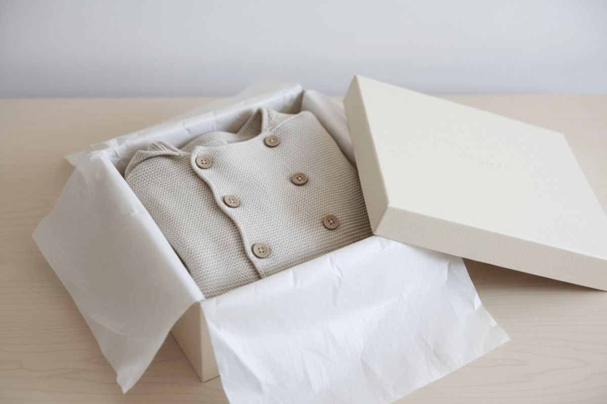 Organic Cotton Knit Baby Cardigan Jacket - Oatmeal Heather | Viverano Organics | Sweaters
