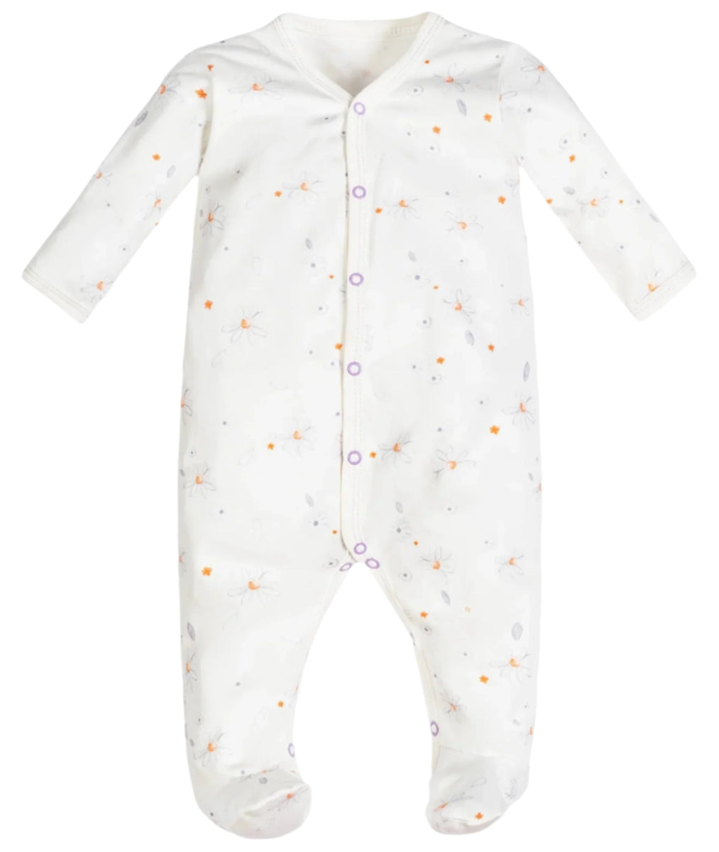 Organic Cotton Snap Front Pajamas - Blankee Baby