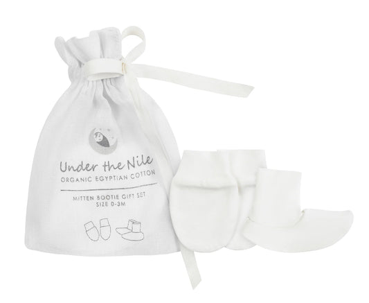 Organic Cotton Newborn Mitten Set - Blankee Baby