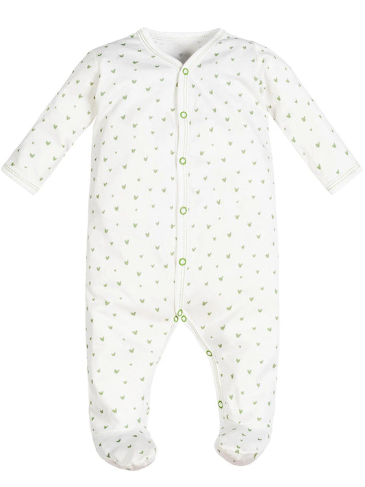 Organic Cotton Snap Front Pajamas - Blankee Baby