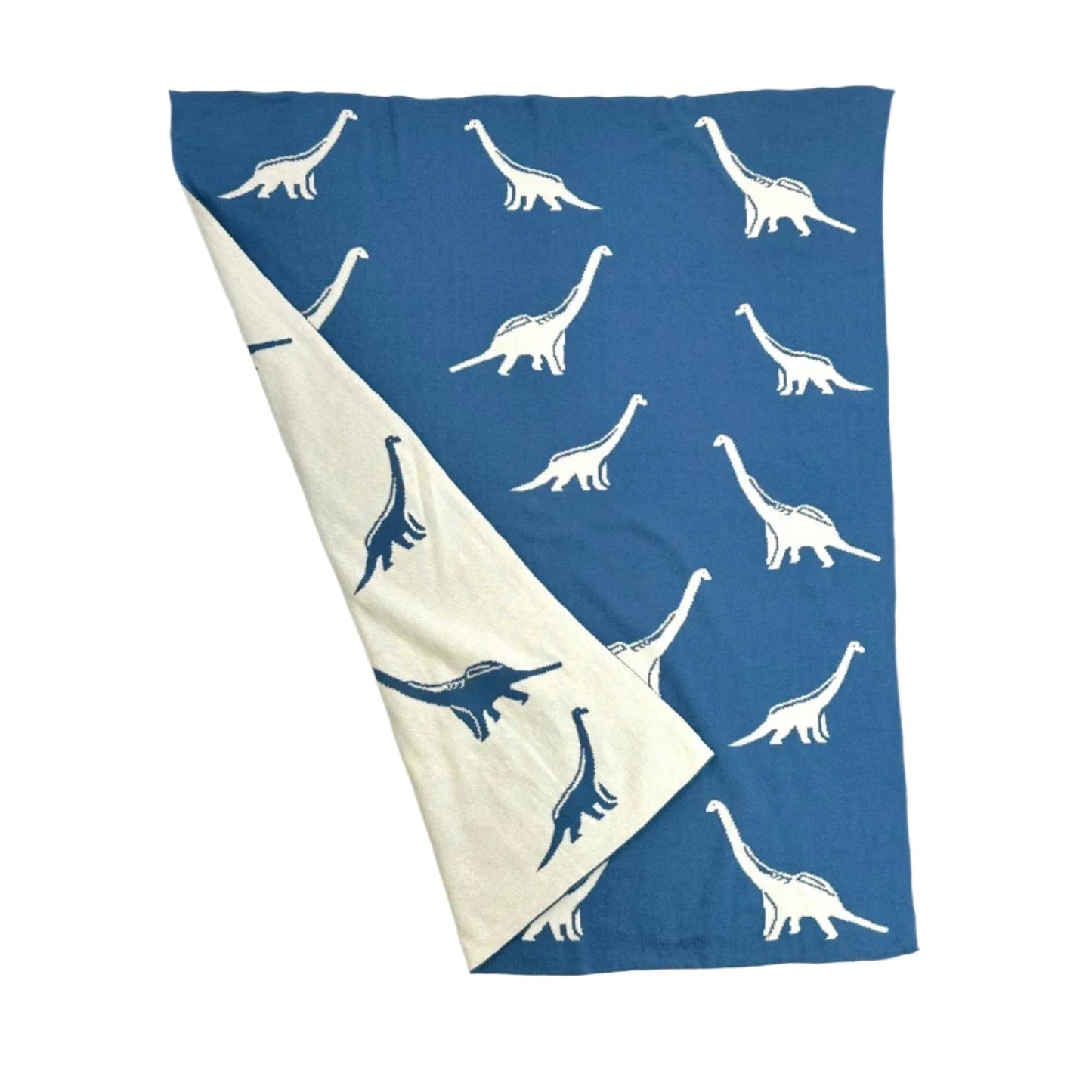 Organic Cotton Receiving Blanket - Dinosaur - Blankee Baby
