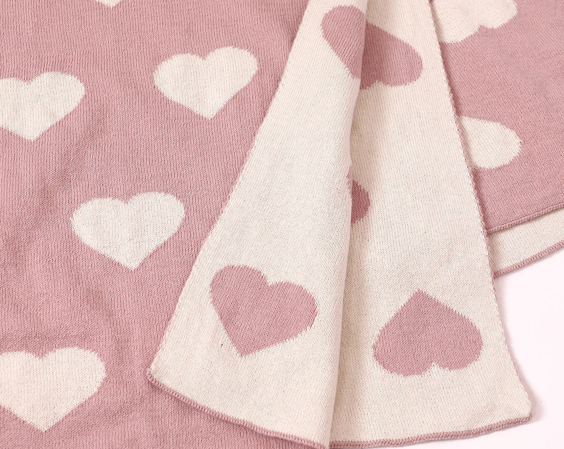 Organic Cotton Hearts Baby Blanket
✦ 100% Organic Cotton
✦ 30"x42"
✦ Machine washable
✦ Imported
✦ Fast Shipping & Free Returns