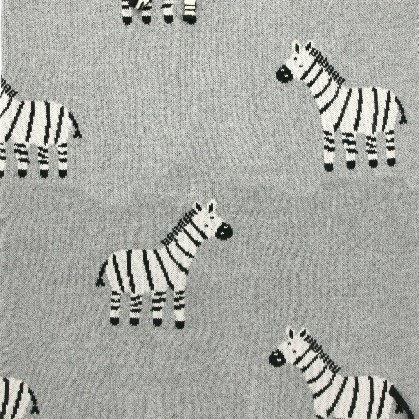 Organic Cotton Receiving Blanket - Zebra - Blankee Baby