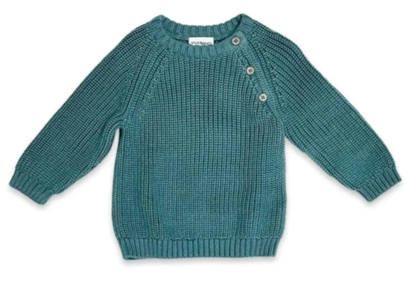 Organic Cotton Chunky Knit Sweater - Blankee Baby