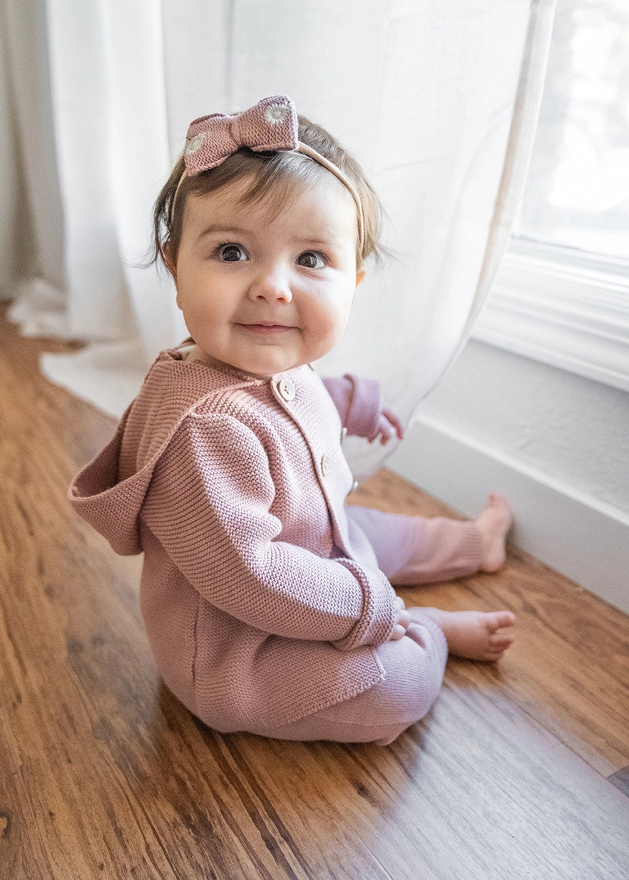 Organic Cotton Knit Cardigan - Blankee Baby