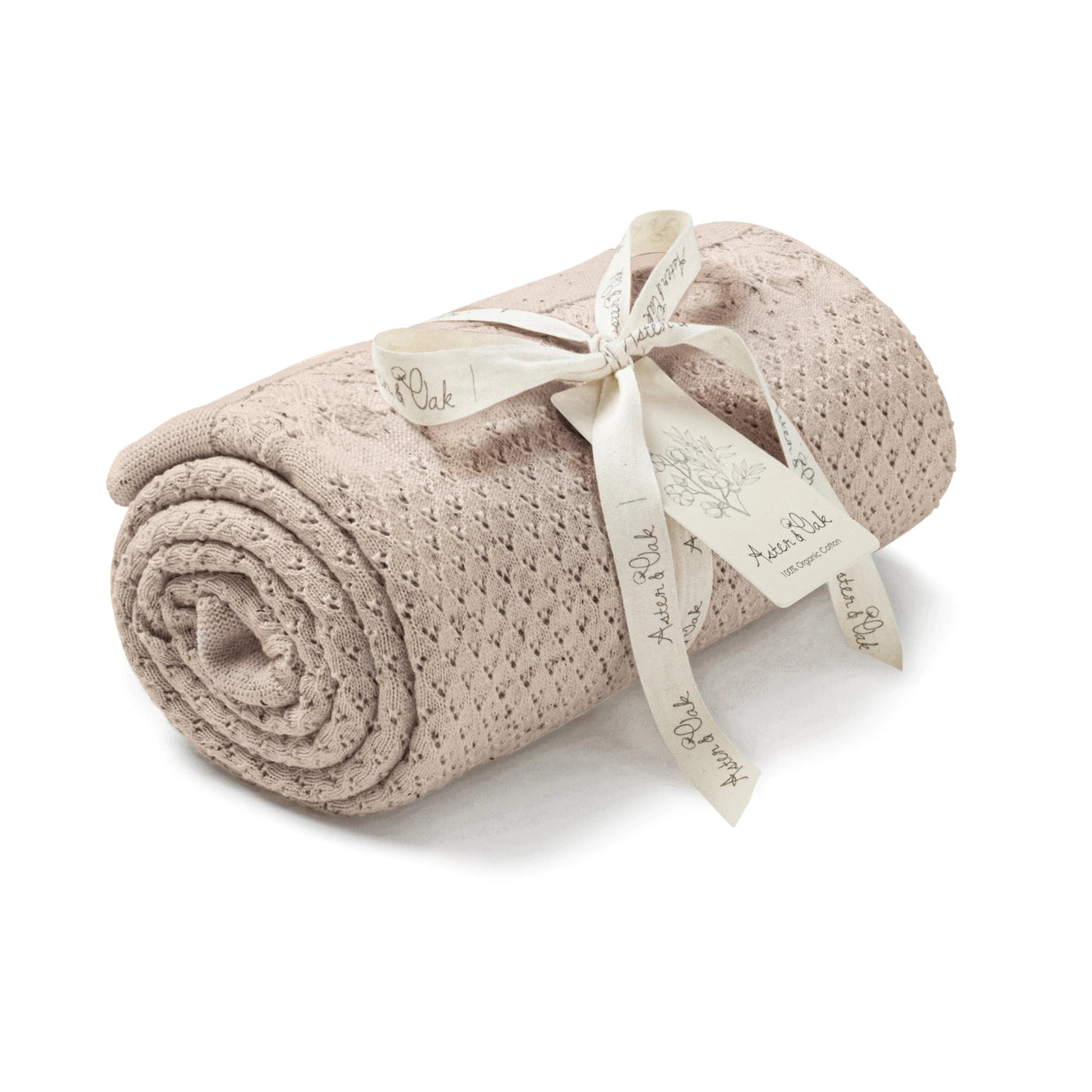 Organic Cotton Receiving Blanket - Speckled Print - Blankee Baby