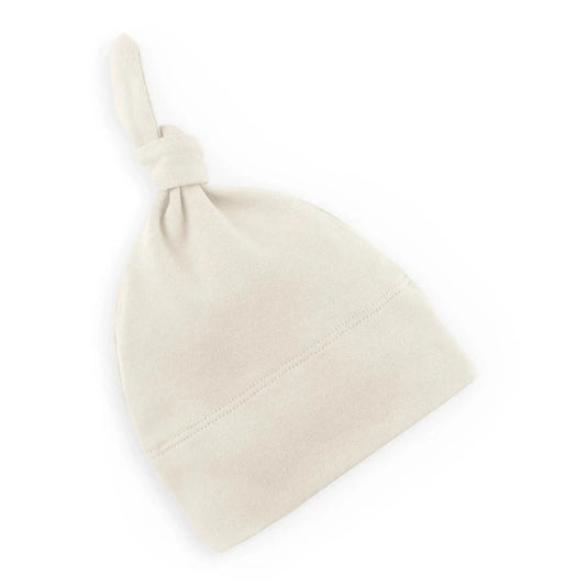Organic Cotton Baby Hat - Natural White - Blankee Baby