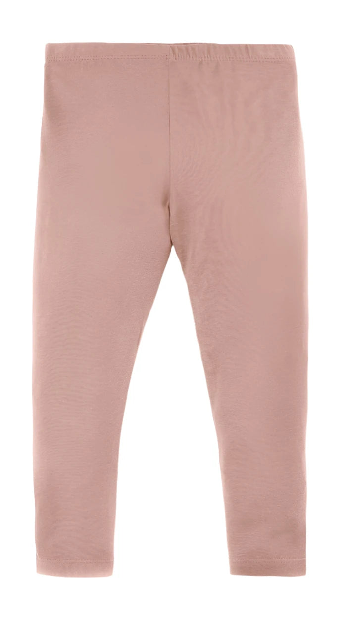 Organic Cotton Baby Legging - Blush Pink - Blankee Baby