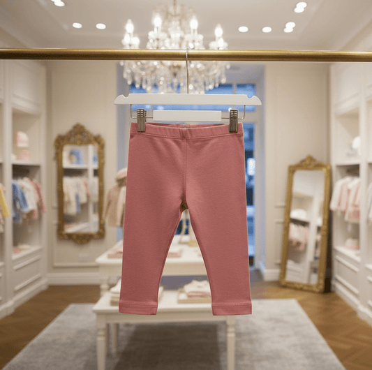Organic Cotton Baby Legging - Berry | Blankee Baby