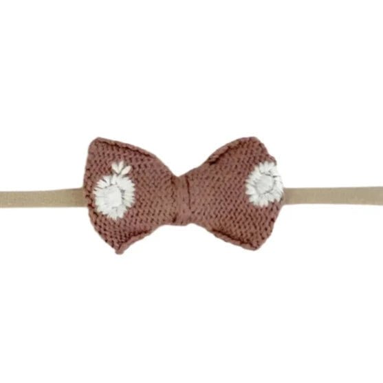 Organic Cotton Bow Headband - Blankee Baby