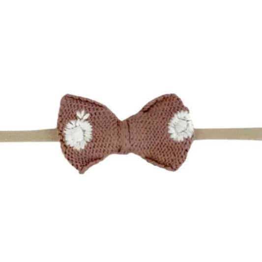 Organic Cotton Bow Headband - Blankee Baby