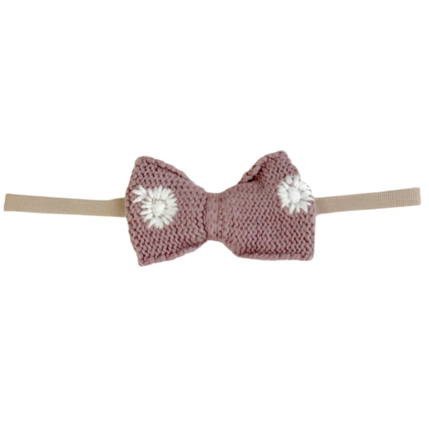 Organic Cotton Bow Headband - Blankee Baby
