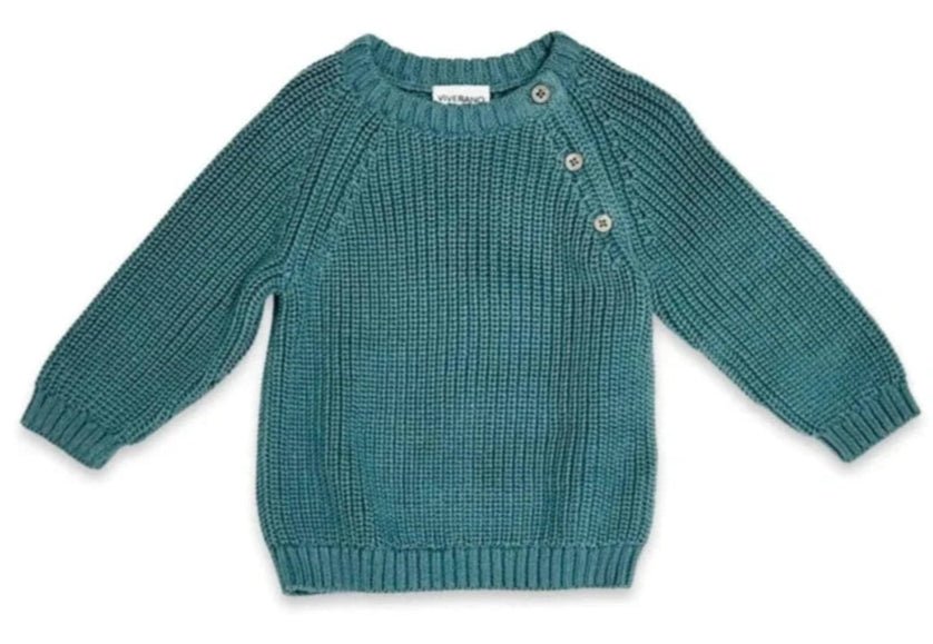 Organic Cotton Chunky Knit Sweater - Blankee Baby