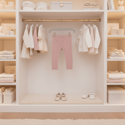 Organic Cotton Classic Baby Legging - Blush Pink | Blankee Baby