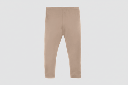 Organic Cotton Classic Baby Legging - Clay Beige | Blankee Baby