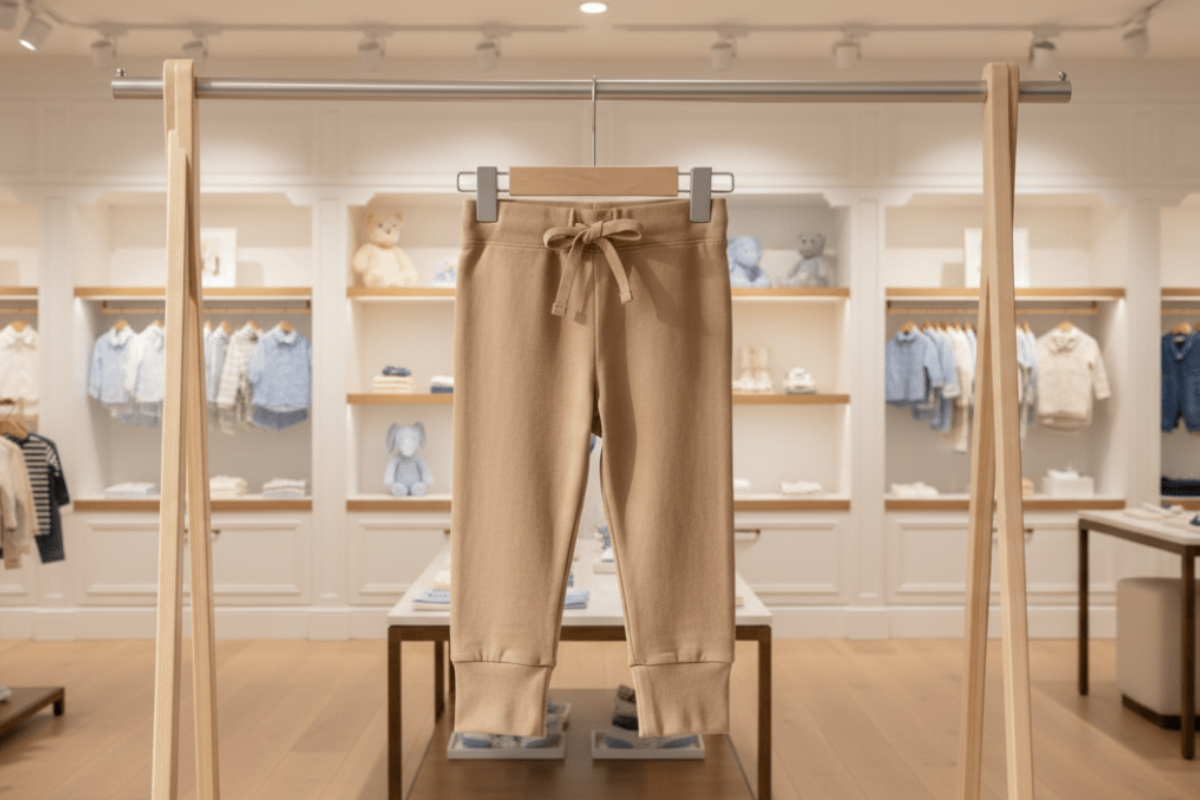 Organic Cotton Classic Cruz Jogger Pant - Ginger | Blankee Baby