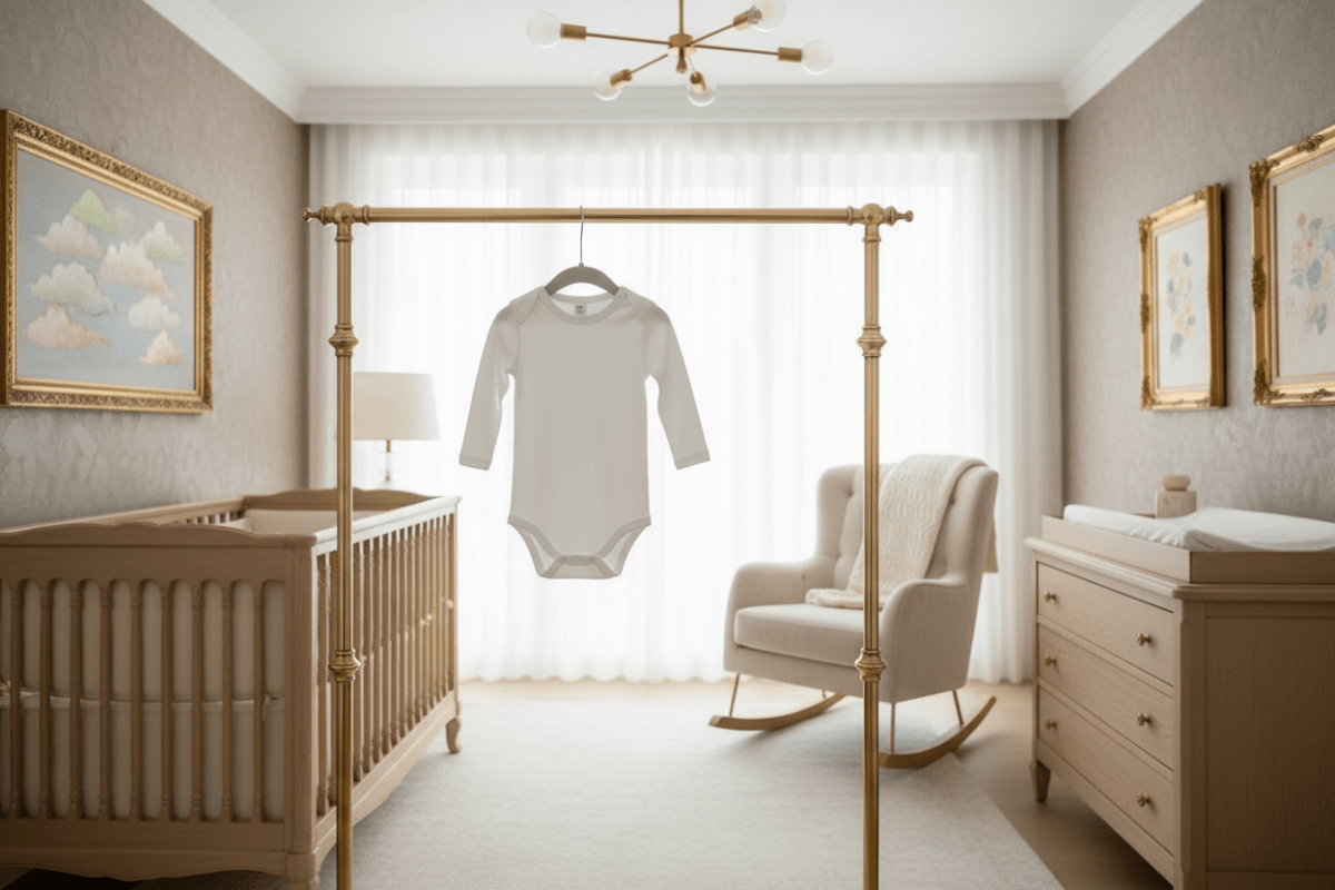 Organic Cotton Classic Long Sleeve Bodysuit - White - Blankee Baby