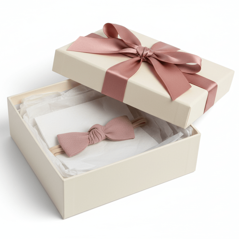 Organic Cotton Dainty Bow Headband - Aster | Blankee Baby
