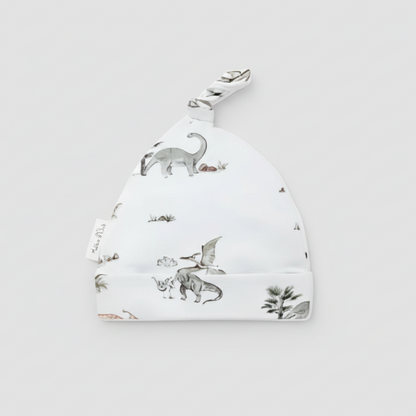 Organic Cotton Dinosaur Hat - Pale Blue | Aster & Oak | Accessories