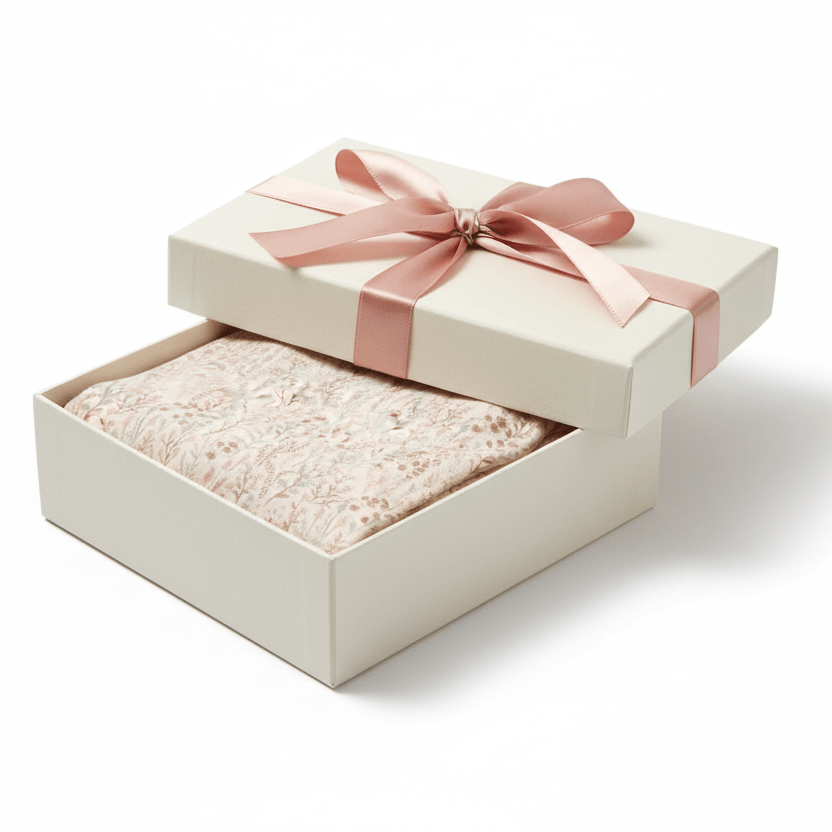 Organic Cotton Floral Bodysuit - Mauve | Blankee Baby