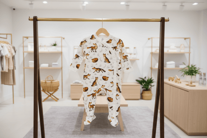 Organic Cotton Footie Pajama - Dexter the Fox | Blankee Baby