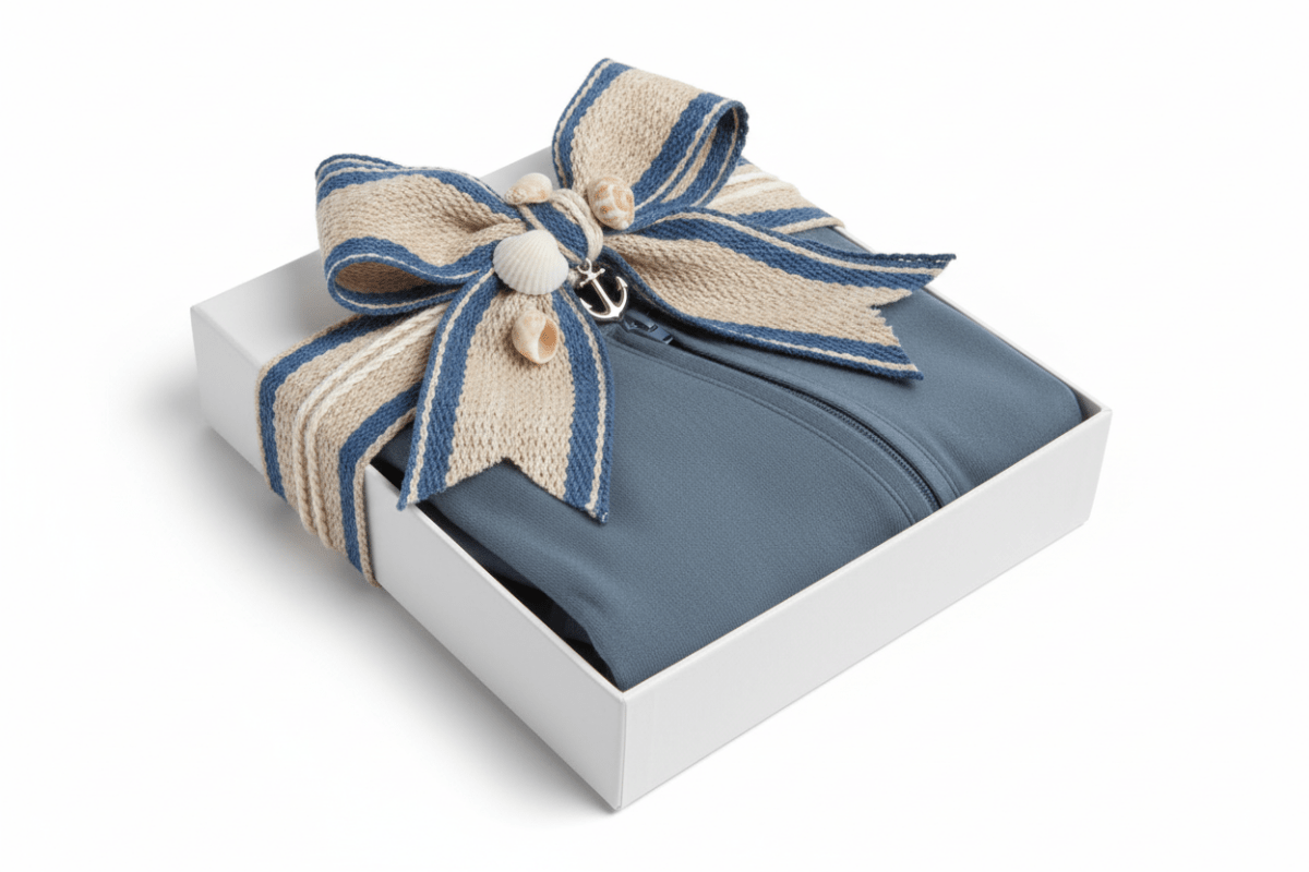Organic Cotton Footie Pajama - Harbor Blue | Blankee Baby