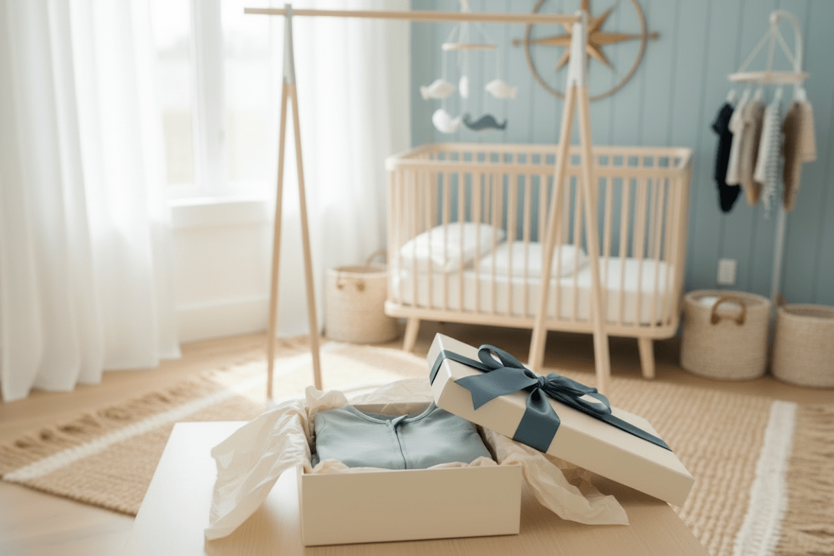 Organic Cotton Footie Pajama - Mist Blue | Blankee Baby