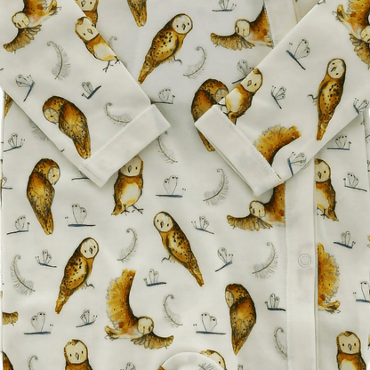 Organic Cotton Footie Pajama - Olive the Owl | Catherine Rayner | Sleepwear