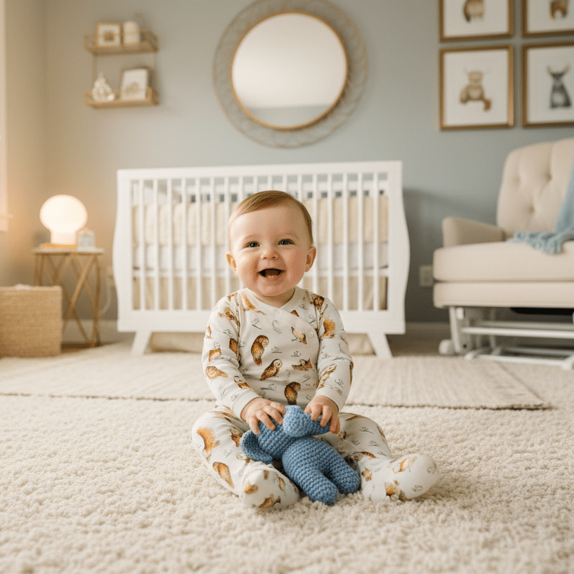 Organic Cotton Footie Pajama - Olive the Owl | Catherine Rayner | Sleepwear