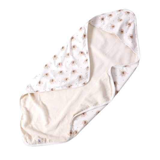 Organic Cotton Hooded Bath Towel - Blankee Baby