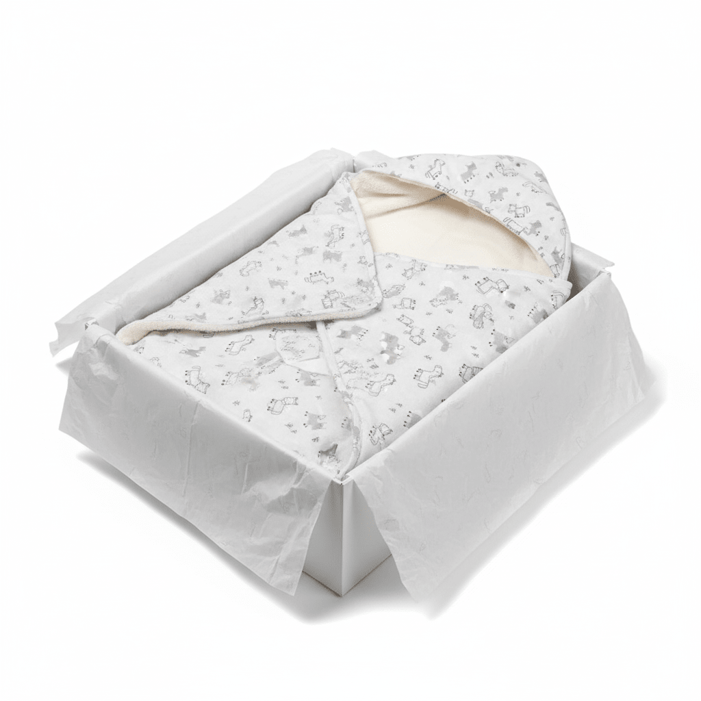 Organic Cotton Hooded Bath Towel - Blankee Baby