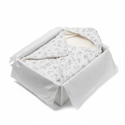 Organic Cotton Hooded Bath Towel - Blankee Baby