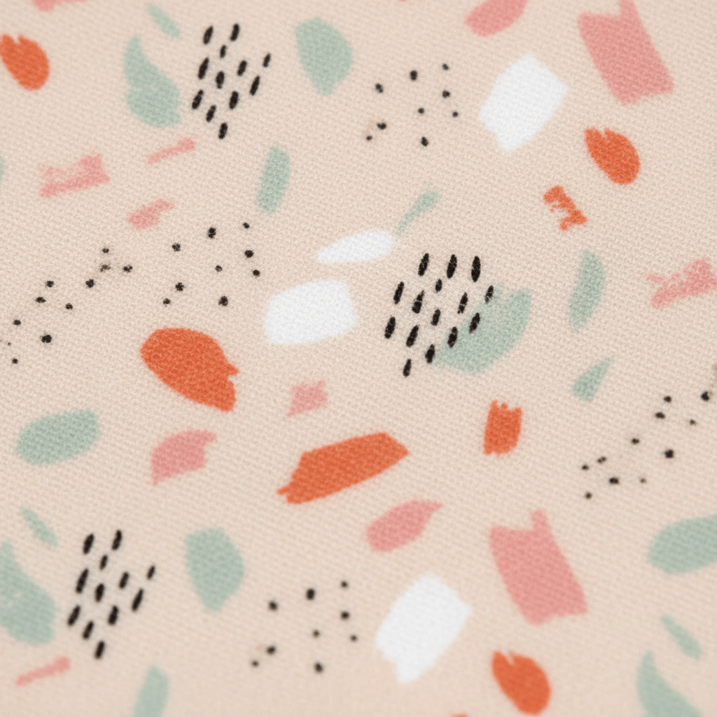 Organic Cotton Hooded Bath Towel - Coral Pink Art - Blankee Baby