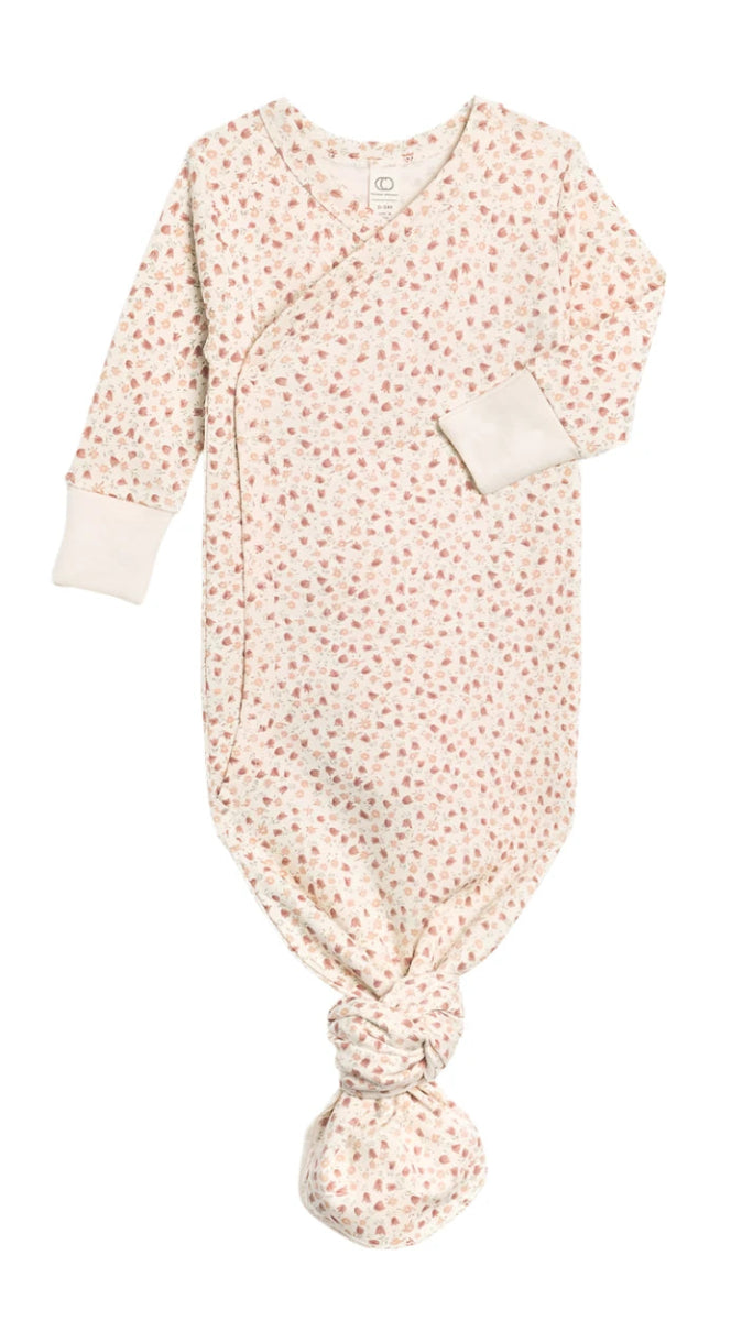 Organic Cotton Kimono Infant Gown - Blankee Baby