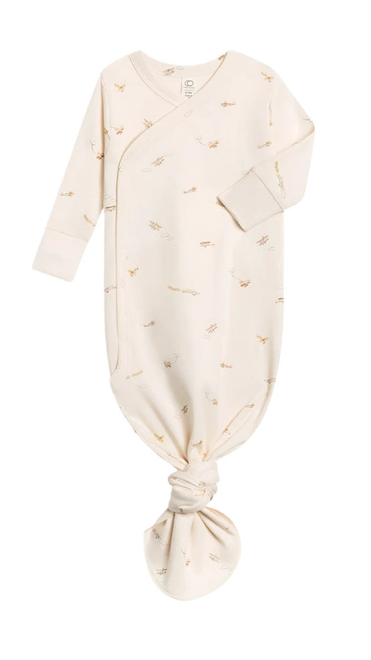 Organic Cotton Kimono Infant Gown - Blankee Baby