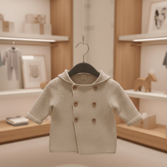 Organic Cotton Knit Jacket - Blankee Baby