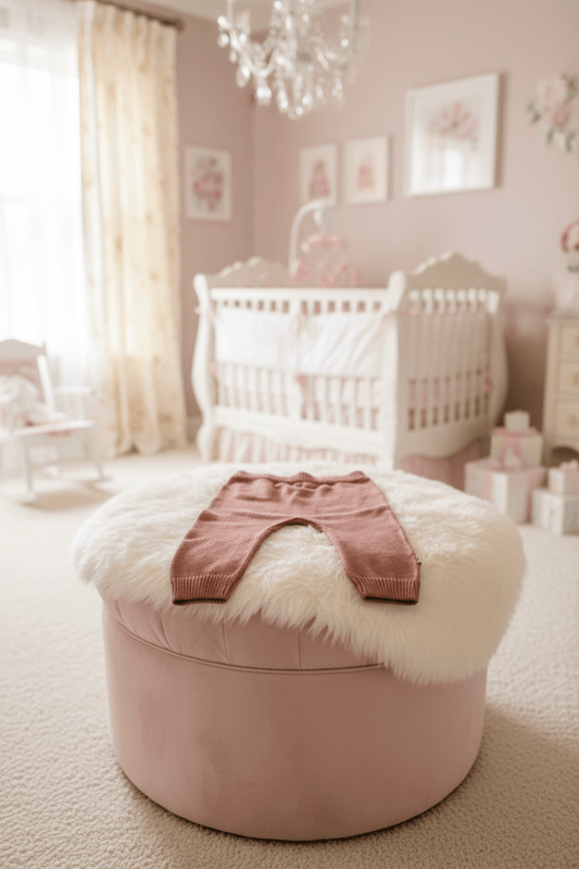 Organic Cotton Knit Pant - Apple Spice - Blankee Baby